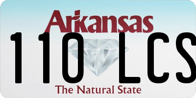 AR license plate 110LCS