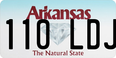 AR license plate 110LDJ