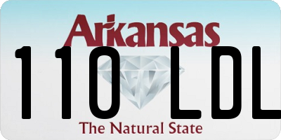 AR license plate 110LDL
