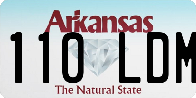 AR license plate 110LDM