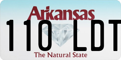 AR license plate 110LDT