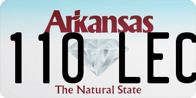 AR license plate 110LEC