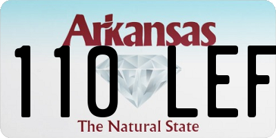 AR license plate 110LEF