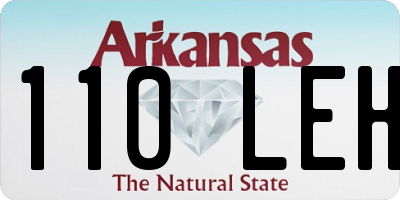 AR license plate 110LEH