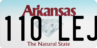 AR license plate 110LEJ