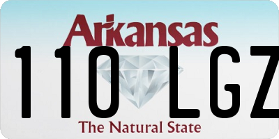 AR license plate 110LGZ