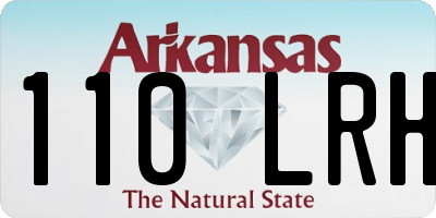 AR license plate 110LRH