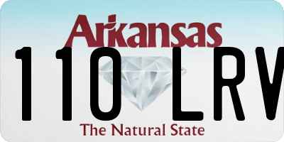 AR license plate 110LRV
