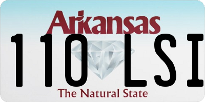 AR license plate 110LSI
