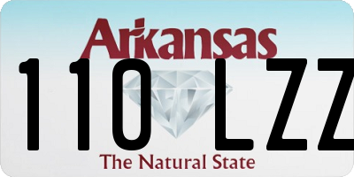 AR license plate 110LZZ
