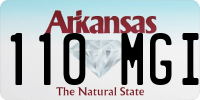 AR license plate 110MGI