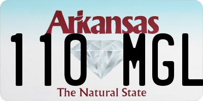 AR license plate 110MGL