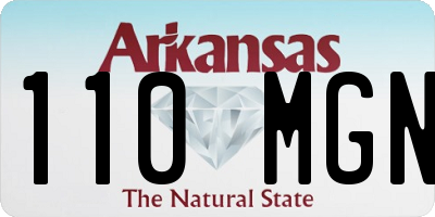 AR license plate 110MGN