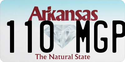 AR license plate 110MGP
