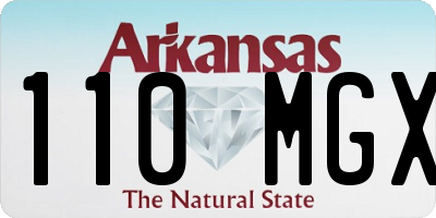 AR license plate 110MGX