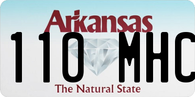 AR license plate 110MHC