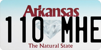 AR license plate 110MHE