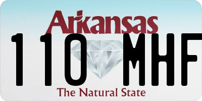 AR license plate 110MHF