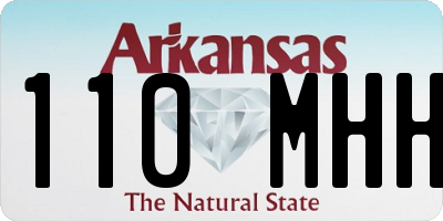AR license plate 110MHH