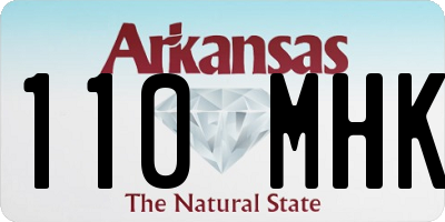 AR license plate 110MHK