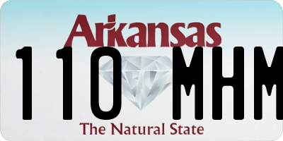 AR license plate 110MHM