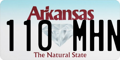 AR license plate 110MHN