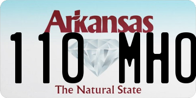 AR license plate 110MHO