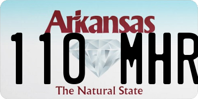 AR license plate 110MHR