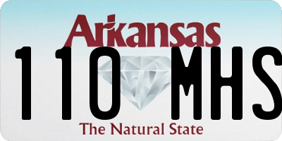 AR license plate 110MHS