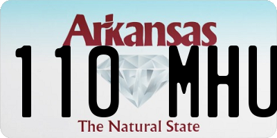 AR license plate 110MHU