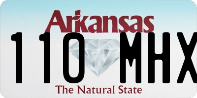 AR license plate 110MHX