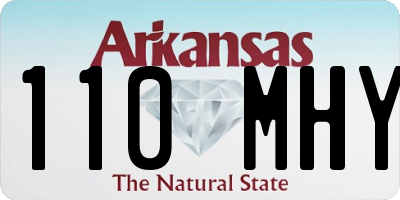 AR license plate 110MHY