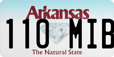 AR license plate 110MIB