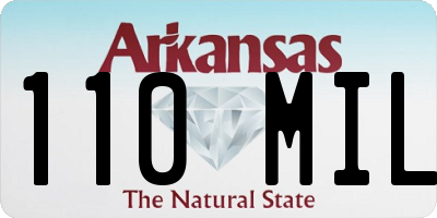 AR license plate 110MIL