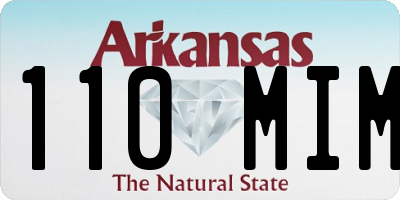 AR license plate 110MIM