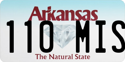 AR license plate 110MIS