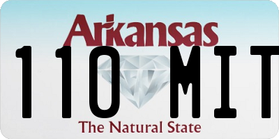 AR license plate 110MIT