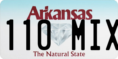 AR license plate 110MIX