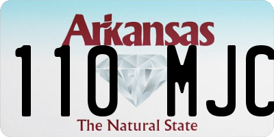 AR license plate 110MJC