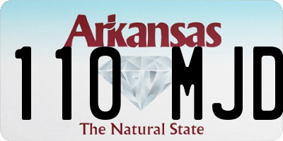 AR license plate 110MJD