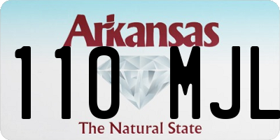 AR license plate 110MJL