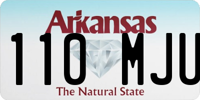 AR license plate 110MJU