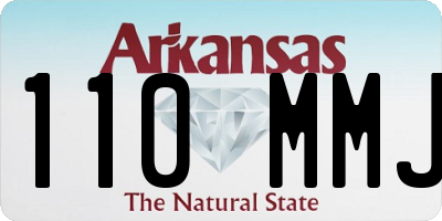 AR license plate 110MMJ