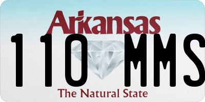 AR license plate 110MMS