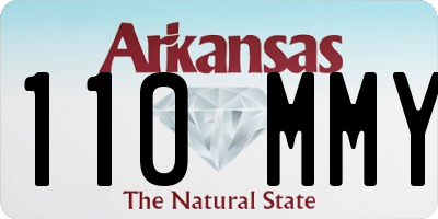 AR license plate 110MMY