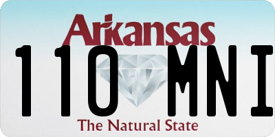 AR license plate 110MNI