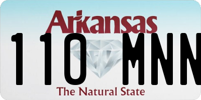 AR license plate 110MNN