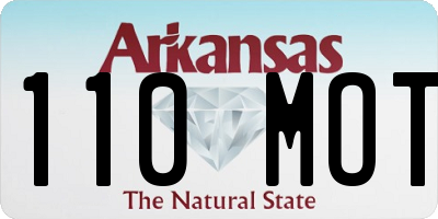 AR license plate 110MOT