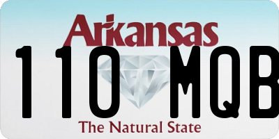AR license plate 110MQB