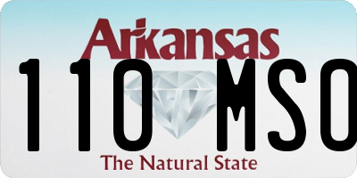 AR license plate 110MSO